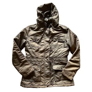 Alpha Industries Jacket Cargo Pockets in Brown size Small